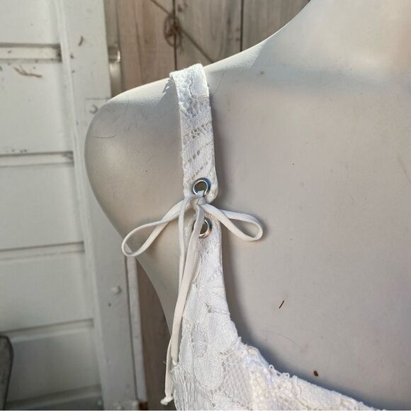 For Love & Lemons Maureen Top in White NWT - Picture 13 of 16